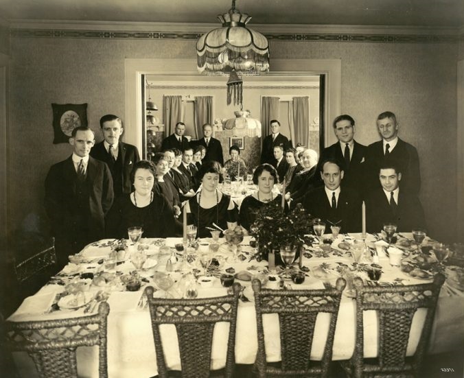 Historical image of Bonney Watson's team of professionals, known for their impeccable service and hospitality.