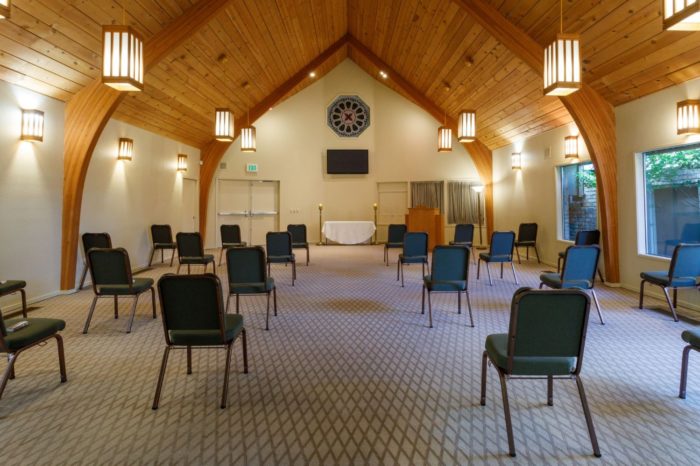 BONNEY WATSON spacious chapel at Federal Way location