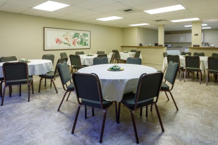 BONNEY WATSON reception room at Federal Way funeral home