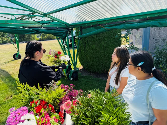 Bouquet-Making Event in Honor of National Grief Month